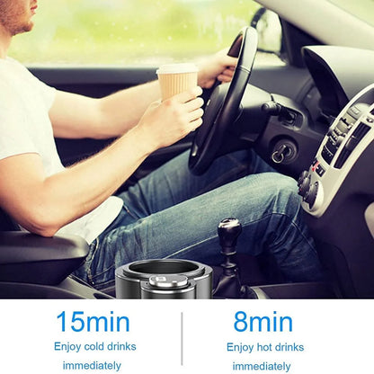 TempMate™ Smart Car Mug – Instant Heating & Cooling for Beverages
